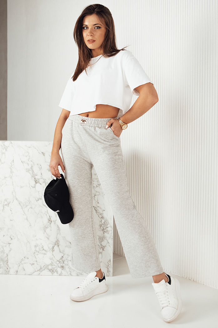 Spodnie damskie dresowe AXEL szare Dstreet UY1800