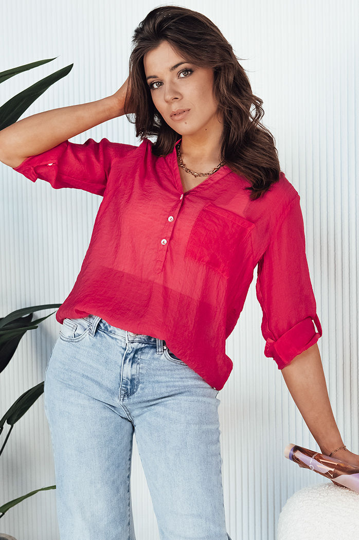 Koszula damska LUNA różowa Dstreet RY2322