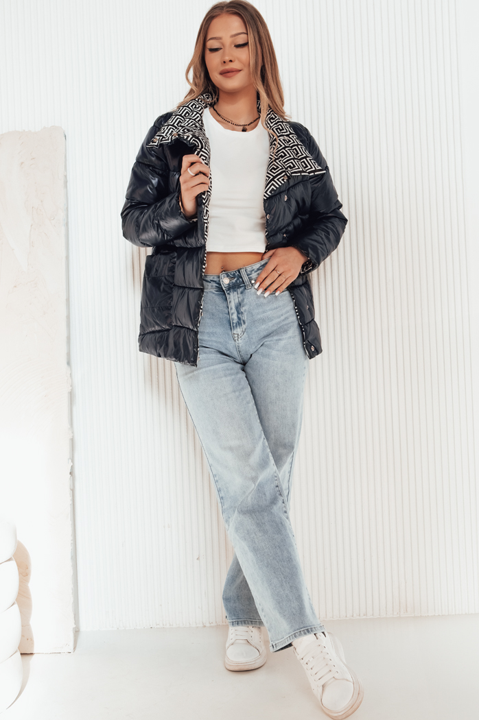 Kurtka przejściowa damska pikowana DELSY granatowa Dstreet TY4121