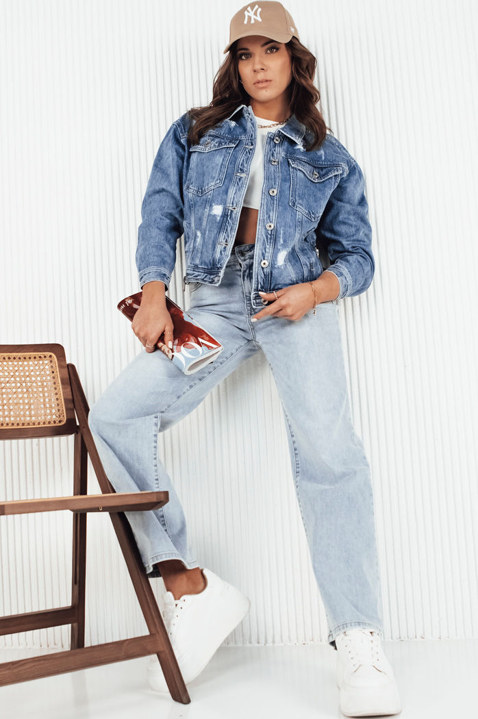 Kurtka damska jeansowa BILGON niebieska Dstreet TY4139