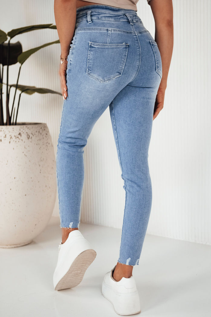 Spodnie damskie jeansowe MARIE niebieskie Dstreet UY1867