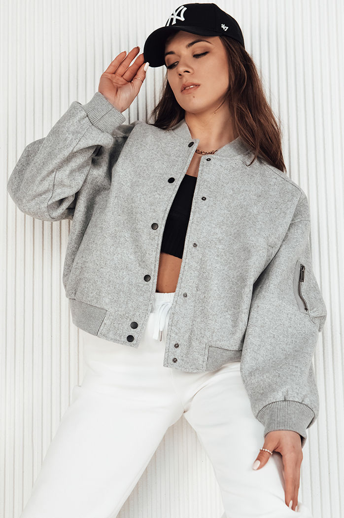 Kurtka damska bomberka BONDAI szara Dstreet TY4146