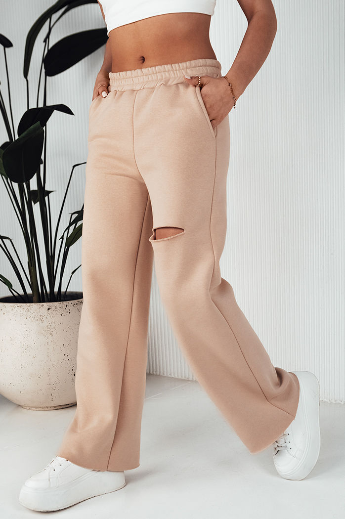 Spodnie damskie dresowe wide leg RACHIS Dstreet UY1887