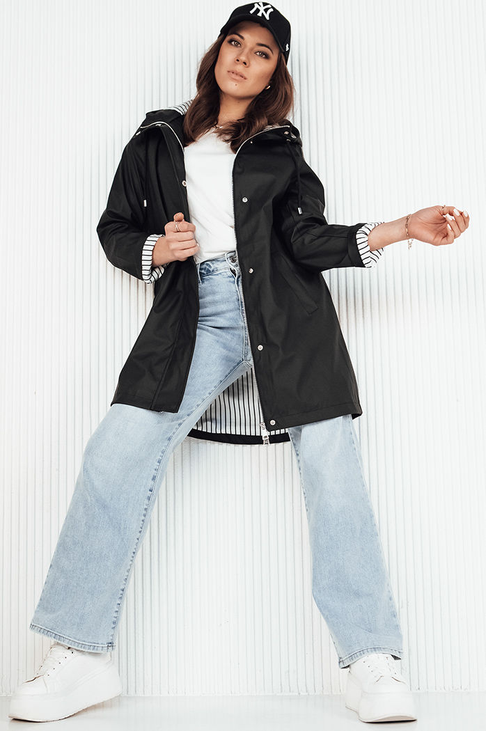 Kurtka damska przejściowa KELION czarna Dstreet TY4151