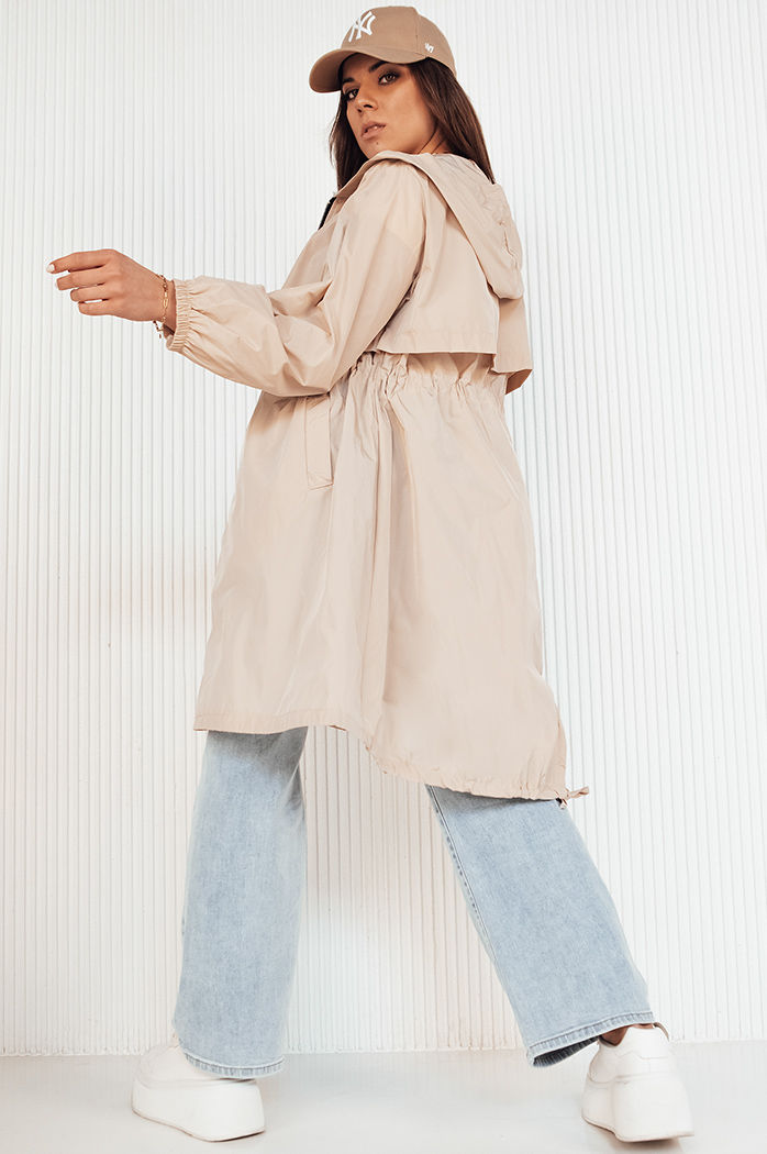 Kurtka damska parka WOLINA beżowa Dstreet TY4155