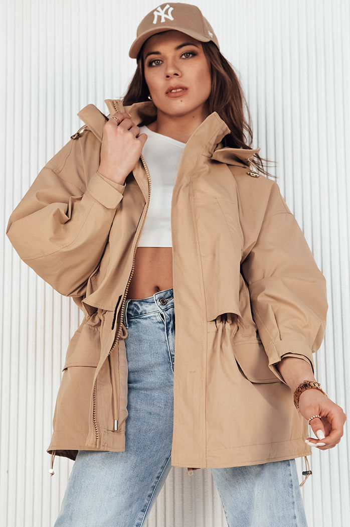 Kurtka damska parka MINESSA beżowa Dstreet TY4157