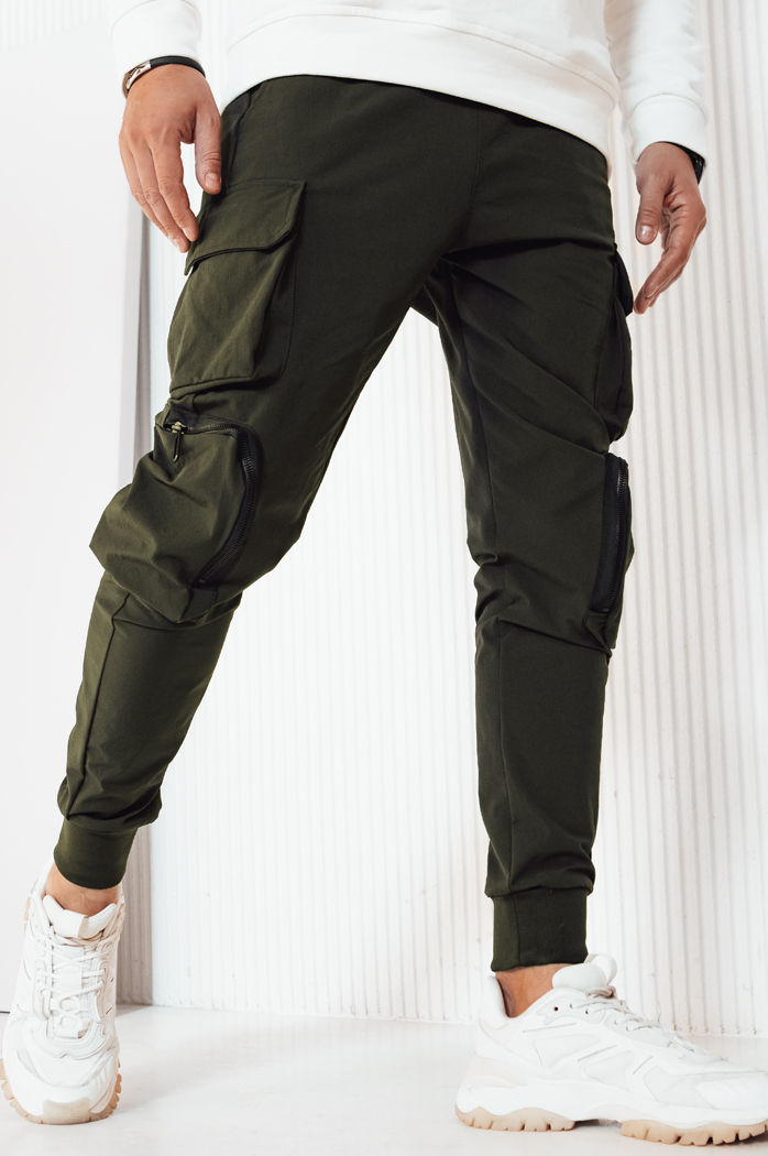 Spodnie męskie bojówki zielone Dstreet UX4165