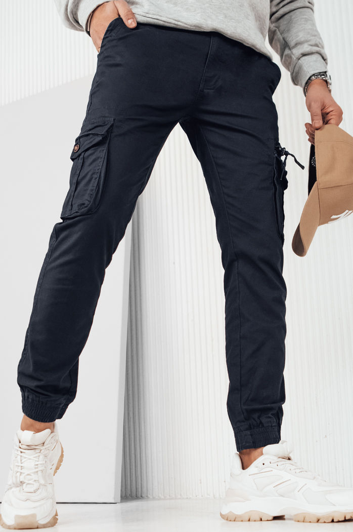 Spodnie męskie bojówki granatowe Dstreet UX4181