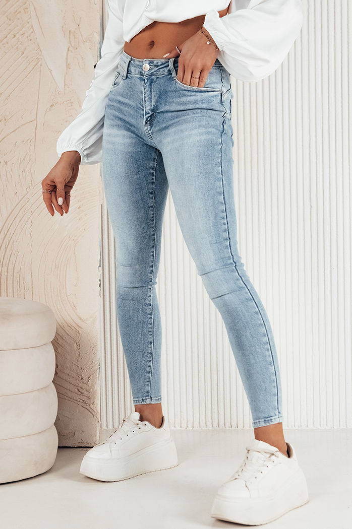 Spodnie damskie jeansowe MUNILLA niebieskie Dstreet UY1902