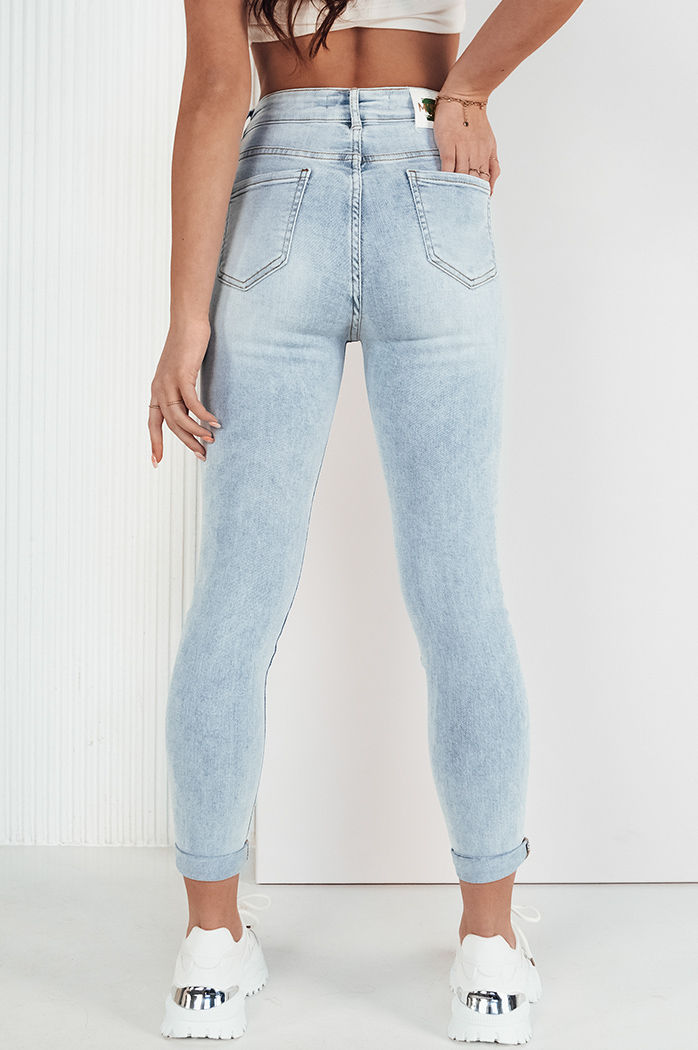 Spodnie damskie jeansowe AGOST niebieskie Dstreet UY1903