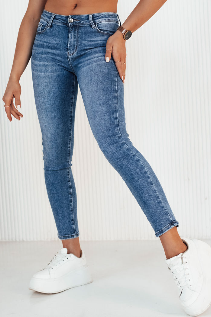 Spodnie damskie jeansowe BEVINO niebieskie Dstreet UY1919