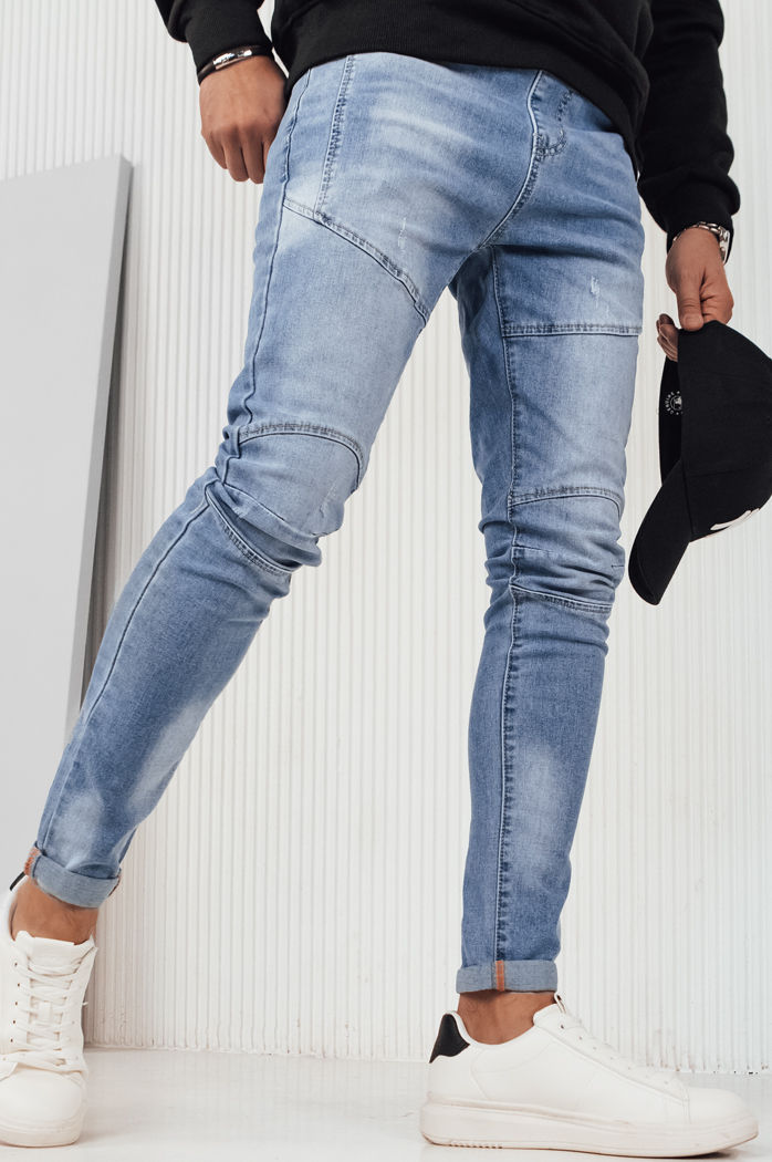 Spodnie męskie jeansowe niebieskie Dstreet UX4193