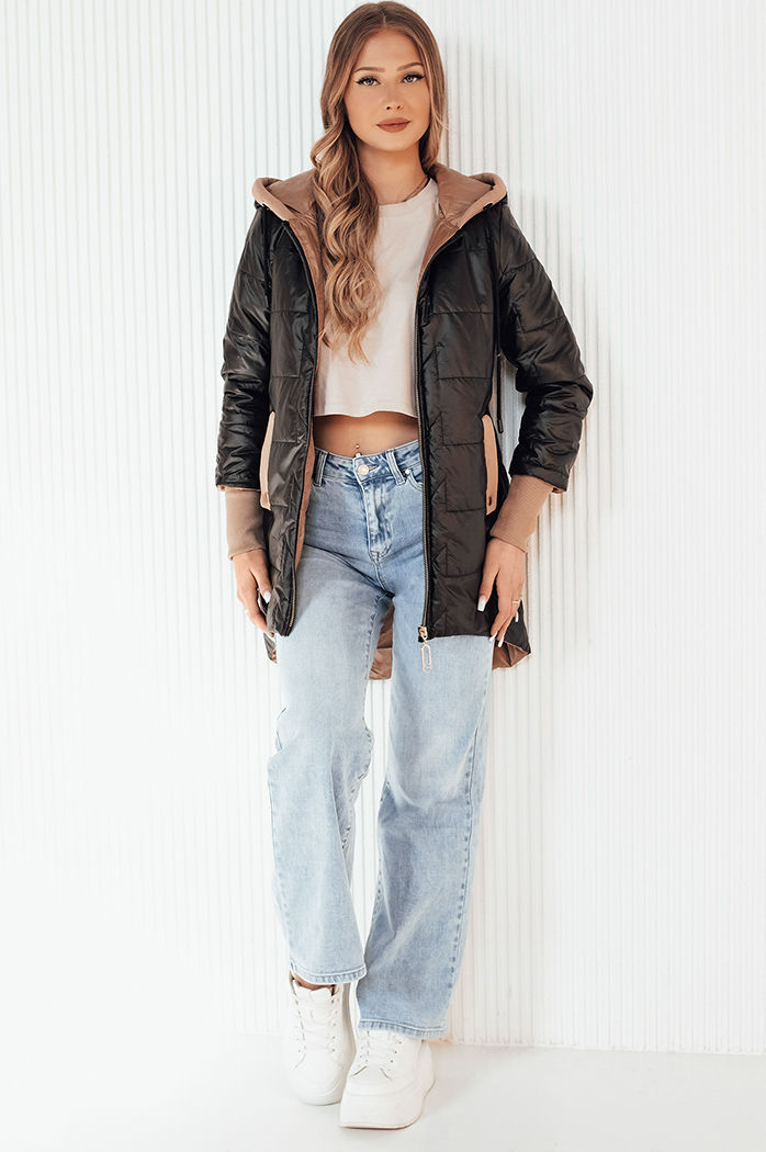 Kurtka damska pikowana FLONSA czarna Dstreet TY4170