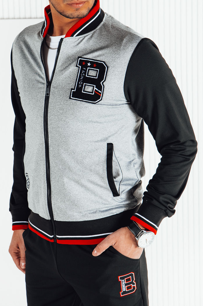 Dres męski szaro-czarny Dstreet AX0767