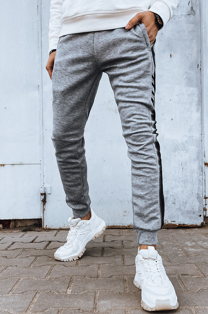 Spodnie męskie dresowe szare Dstreet UX4196