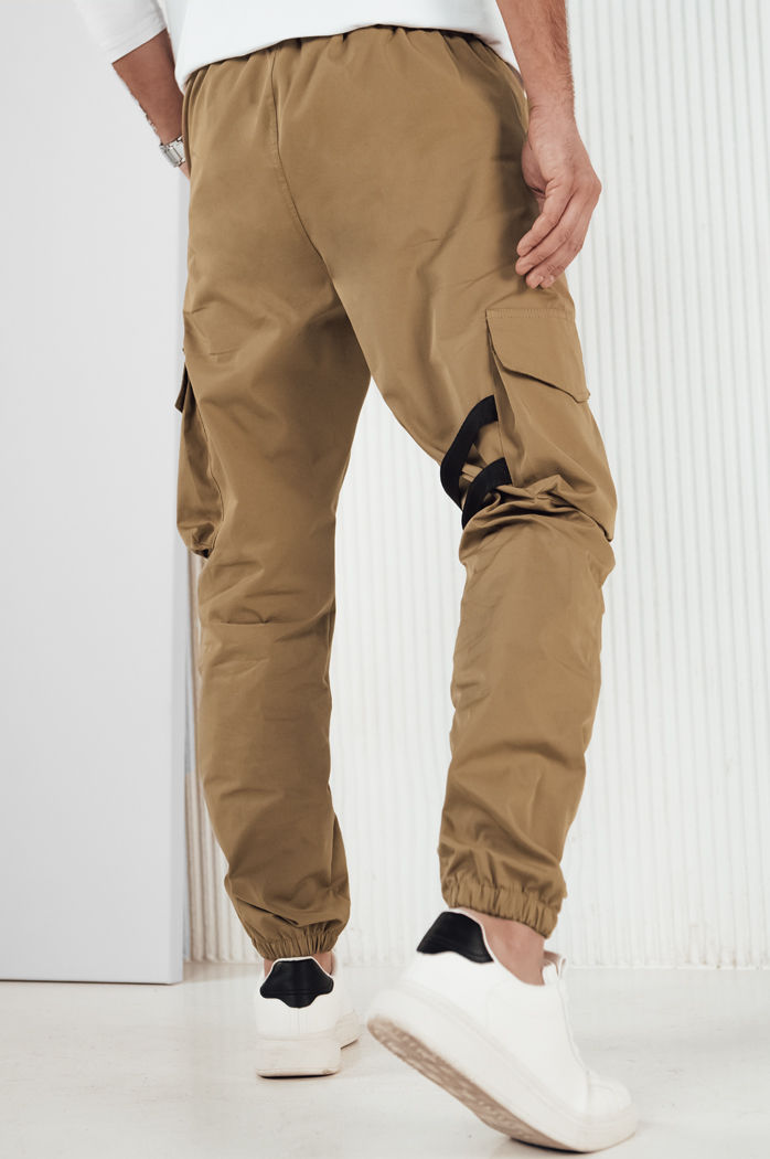 Spodnie męskie bojówki khaki Dstreet UX4206