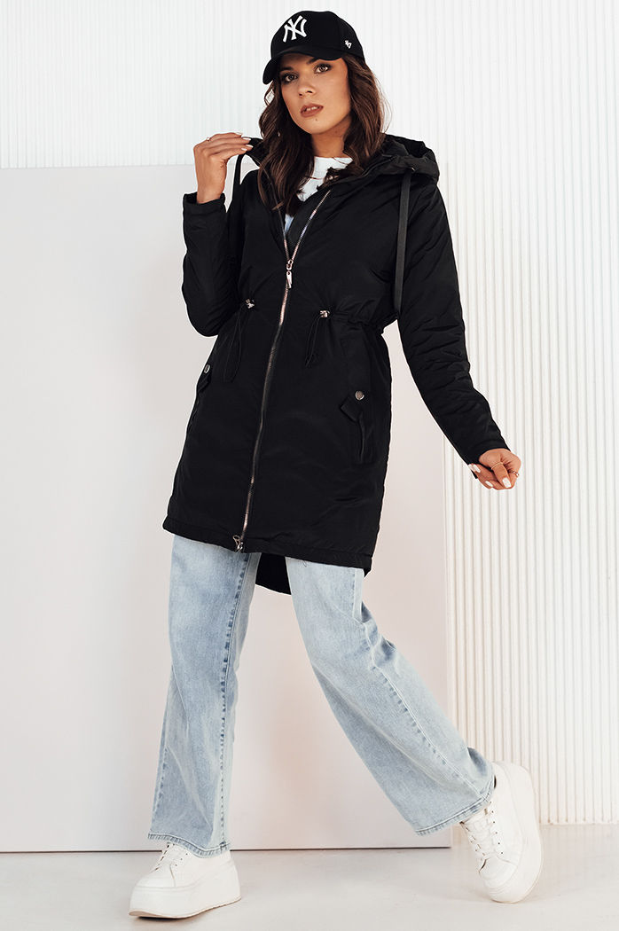 Kurtka przejściowa damska parka GROLIN czarna Dstreet TY4172