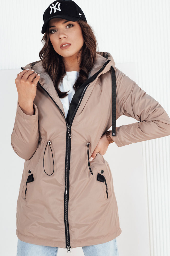 Kurtka przejściowa damska parka GROLIN khaki Dstreet TY4173