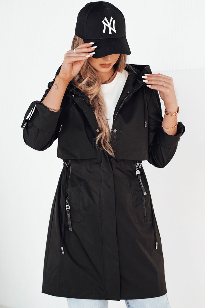 Kurtka przejściowa damska parka czarna TILSON Dstreet TY4182