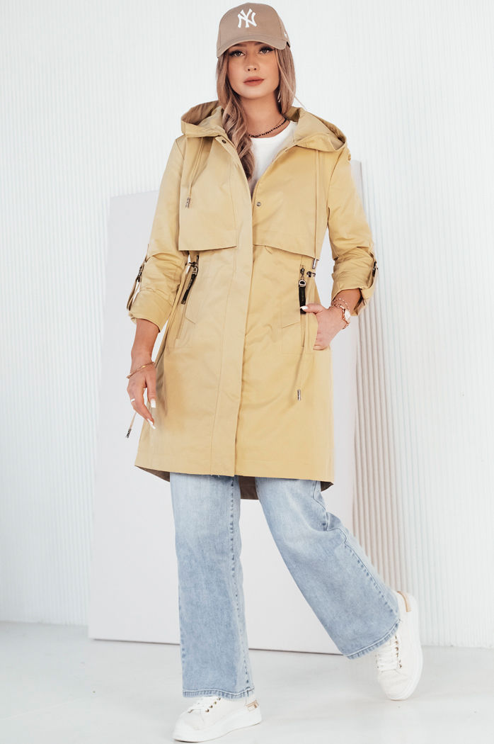 Kurtka przejściowa damska parka masełko TILSON Dstreet TY4193