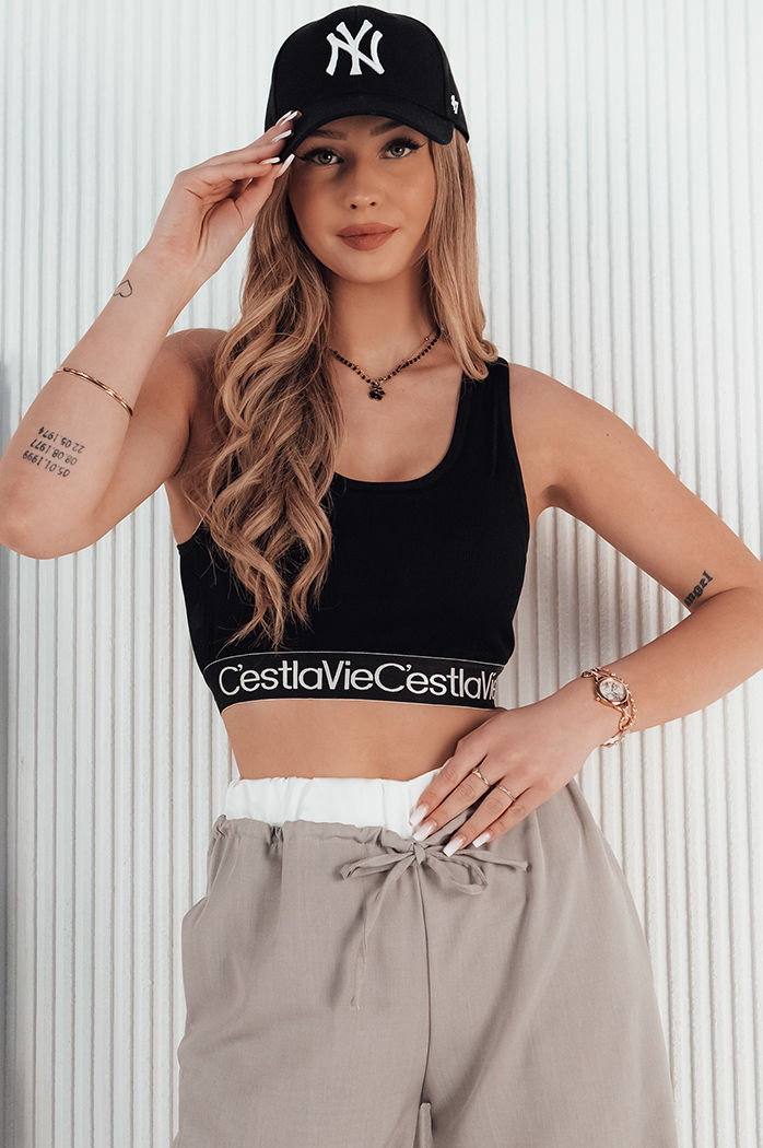 Top damski SUNSEL czarny Dstreet RY2415