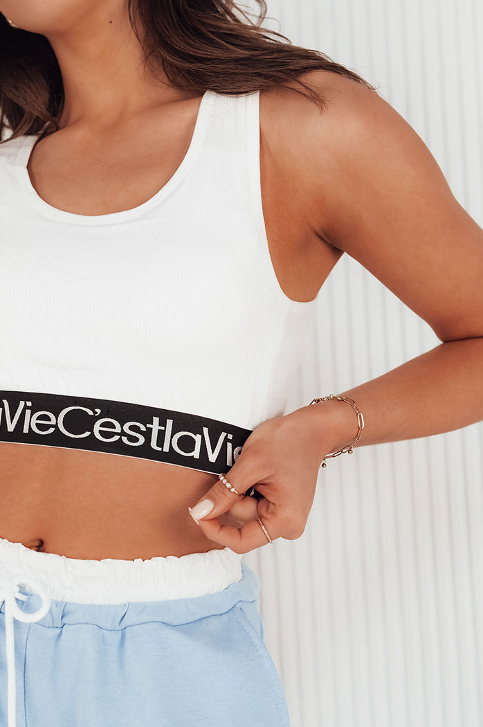 Top damski SUNSEL biały Dstreet RY2416