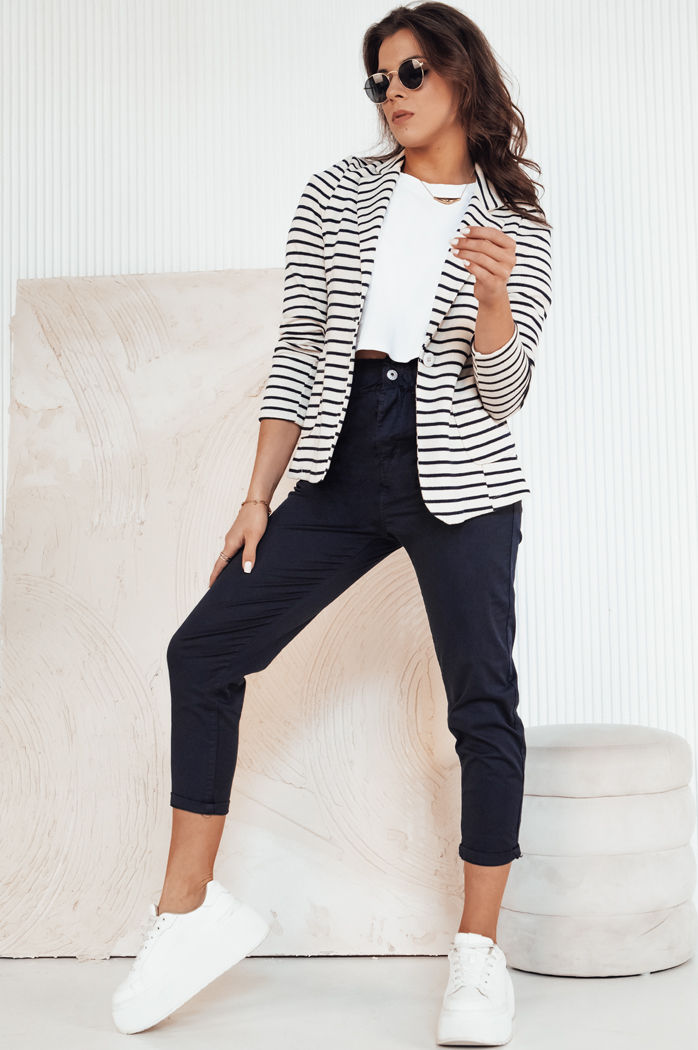 Spodnie damskie MAFRA granatowe Dstreet UY1950