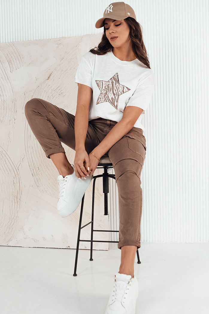 Sweter damski DAIMUS ecru Dstreet MY2322