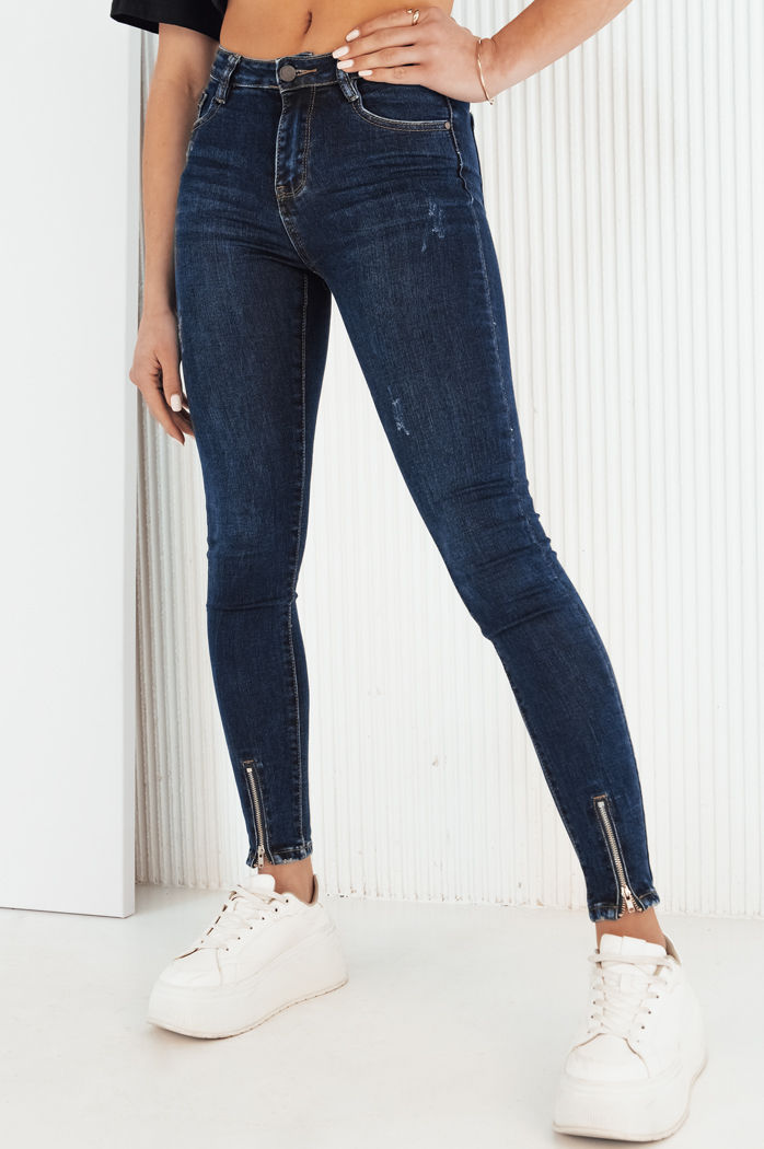 Spodnie damskie jeansowe CANOS granatowe Dstreet UY1959