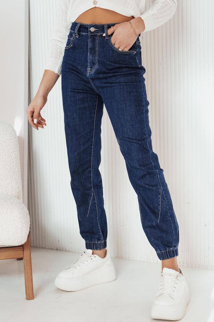 Spodnie damskie jeansowe CALCEA granatowe Dstreet UY1969