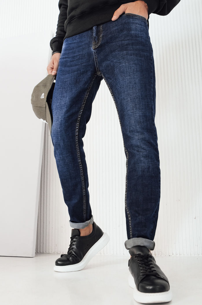 Spodnie męskie jeansowe niebieskie Dstreet UX4220