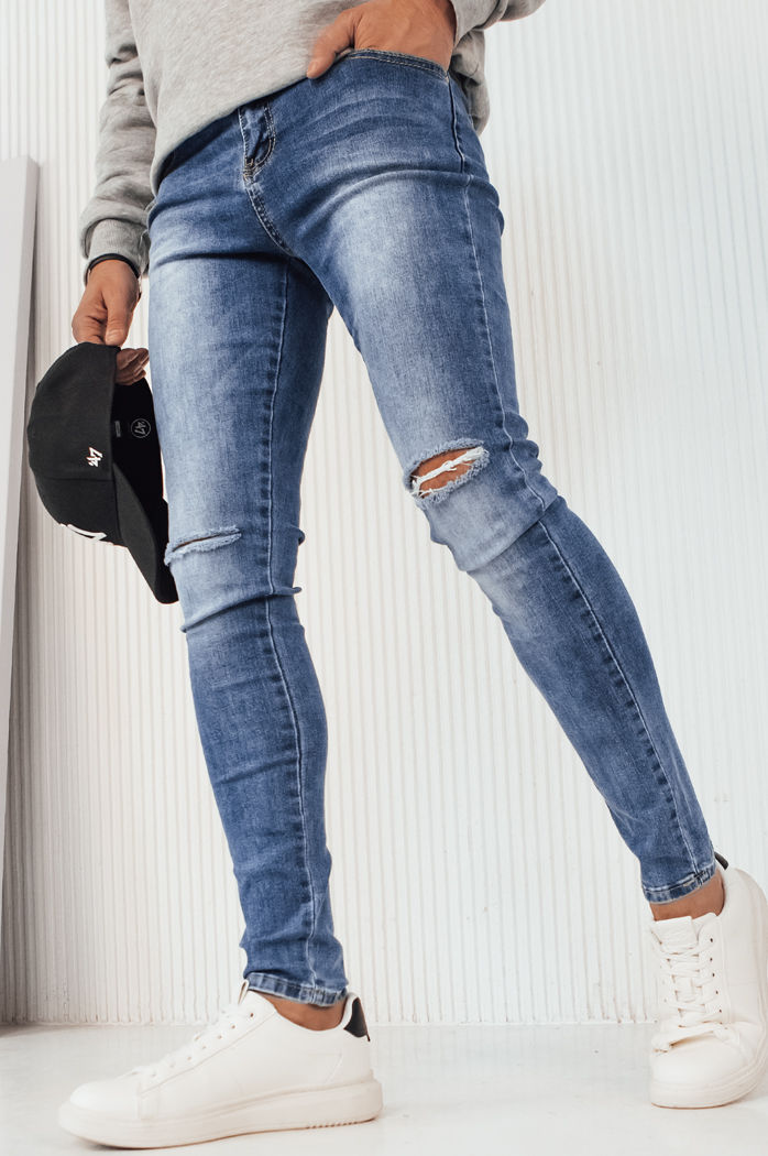 Spodnie męskie jeansowe niebieskie Dstreet UX4221