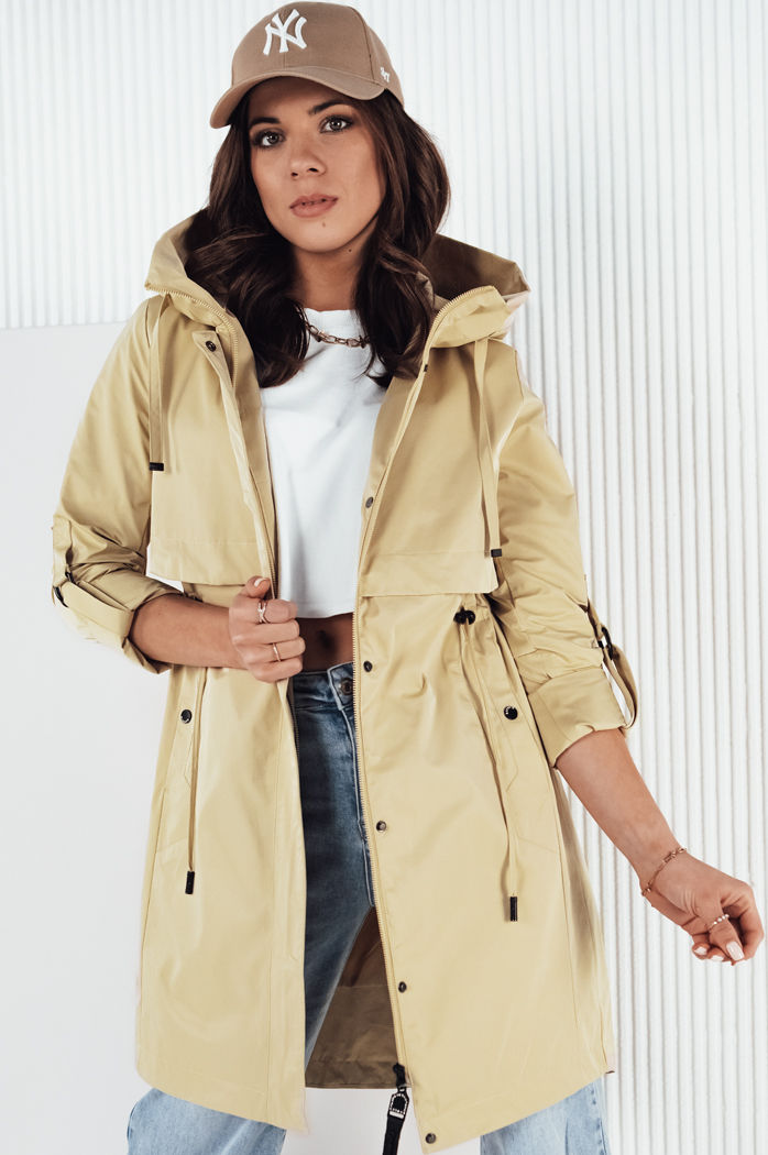 Kurtka przejściowa damska parka masełko NOCITO Dstreet TY4199