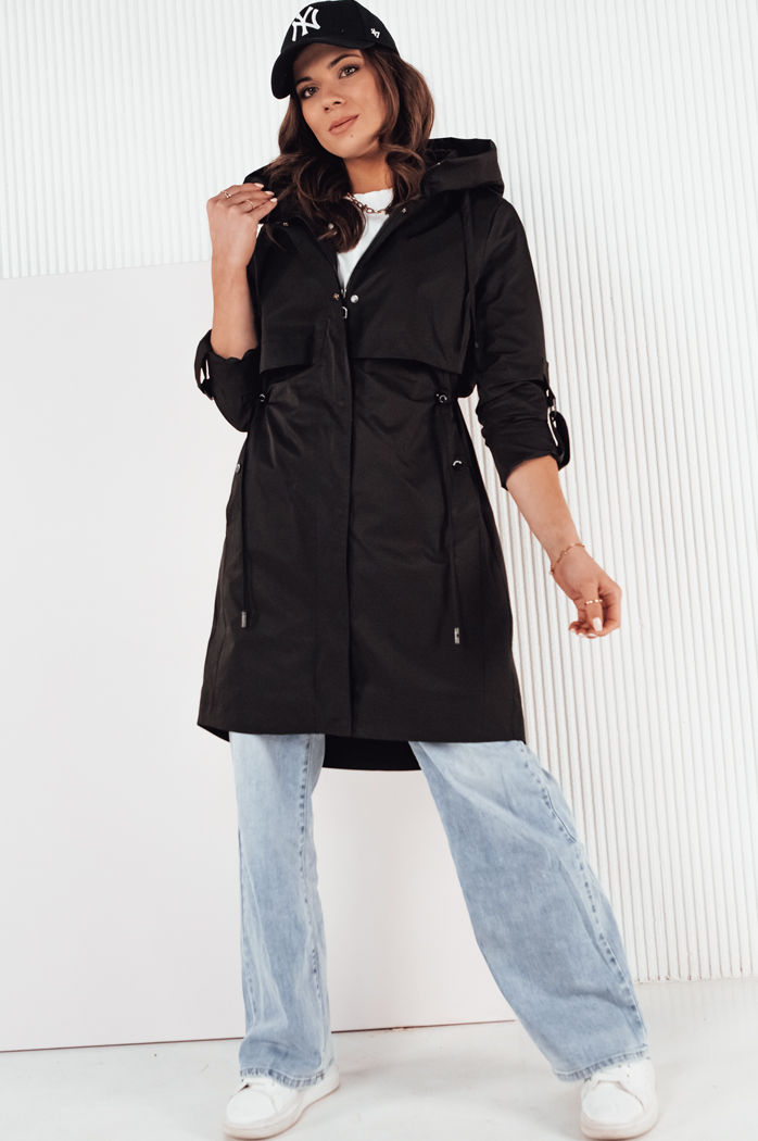Kurtka przejściowa damska parka czarna NOCITO Dstreet TY4203