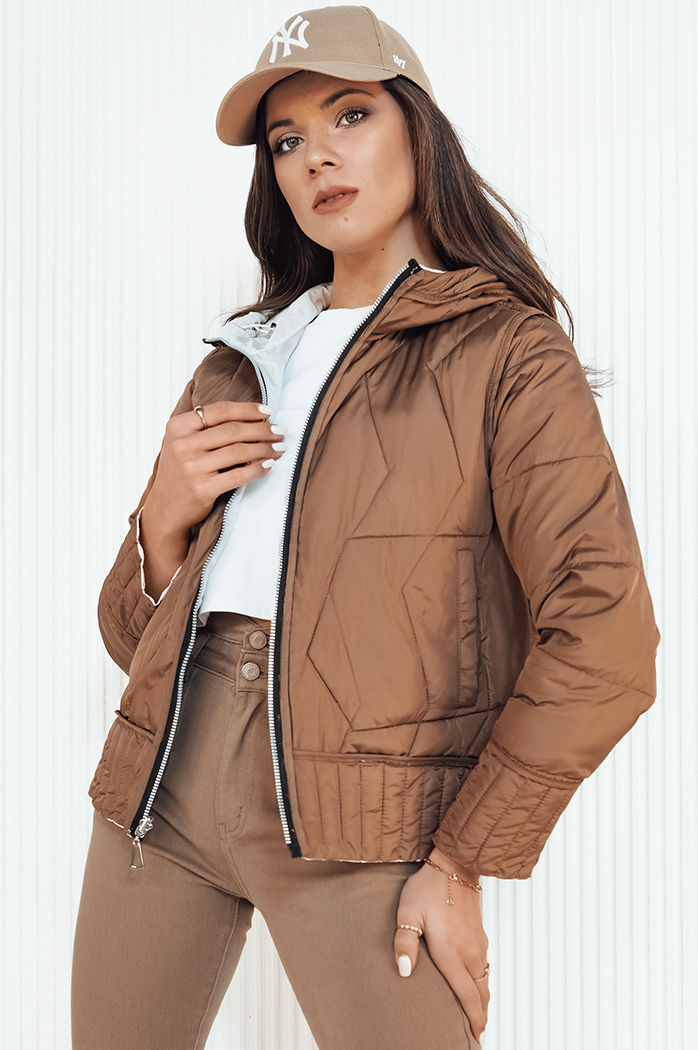 Kurtka przejściowa damska FALES biała Dstreet TY4204