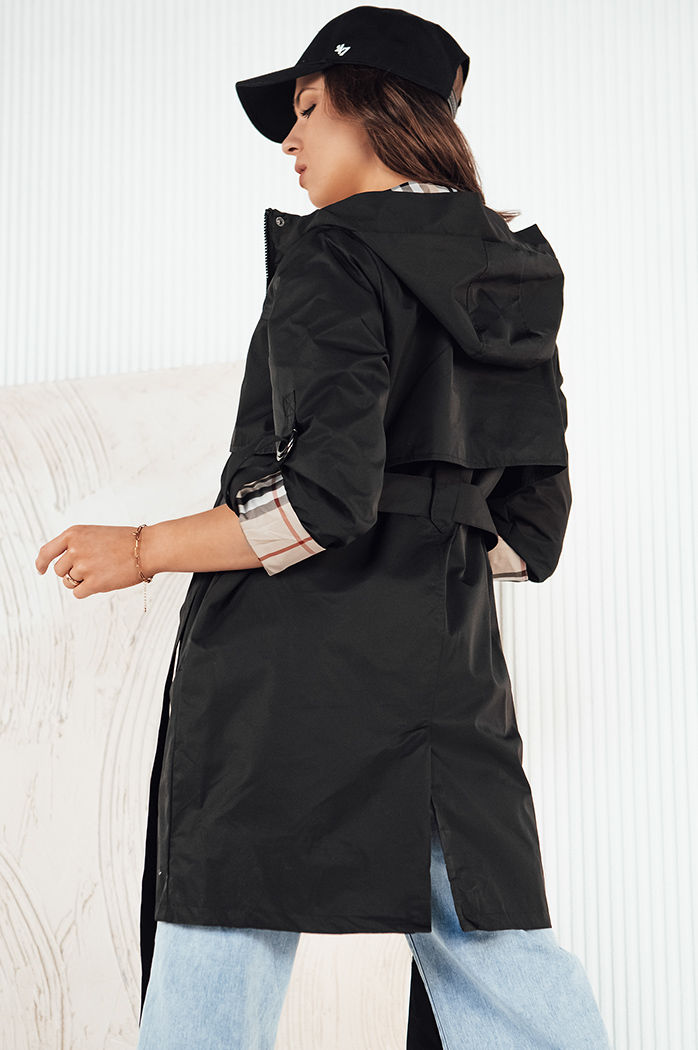 Kurtka przejściowa damska parka CIVIT czarna Dstreet TY4212