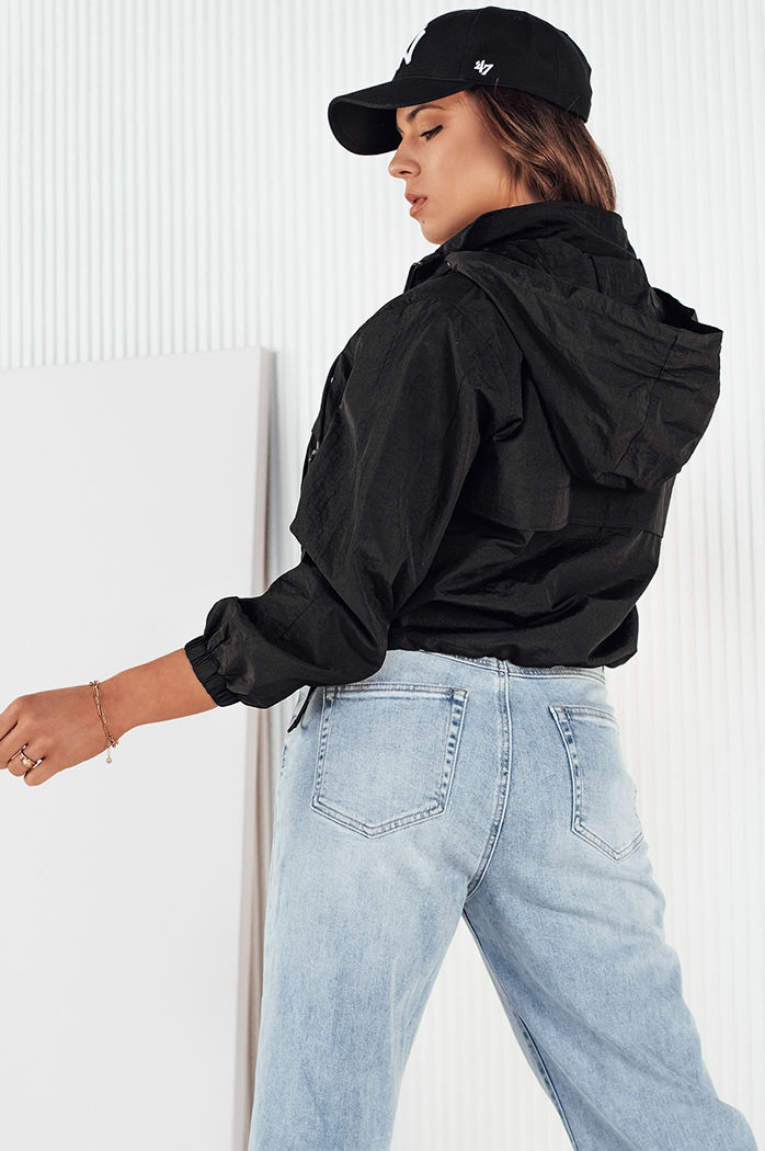 Kurtka przejściowa damska z kapturem GRAUS czarna Dstreet TY4222