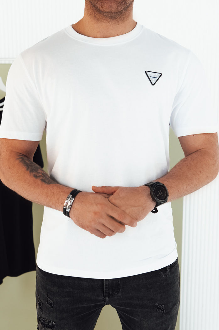 Koszulka męska basic biała Dstreet RX5440