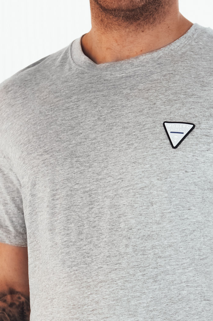 Koszulka męska basic szara Dstreet RX5441