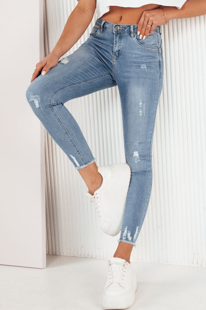 Spodnie damskie jeansowe VARGES niebieskie Dstreet UY1980