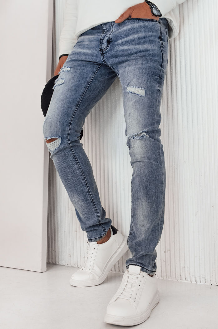 Spodnie męskie jeansowe niebieskie Dstreet UX4232