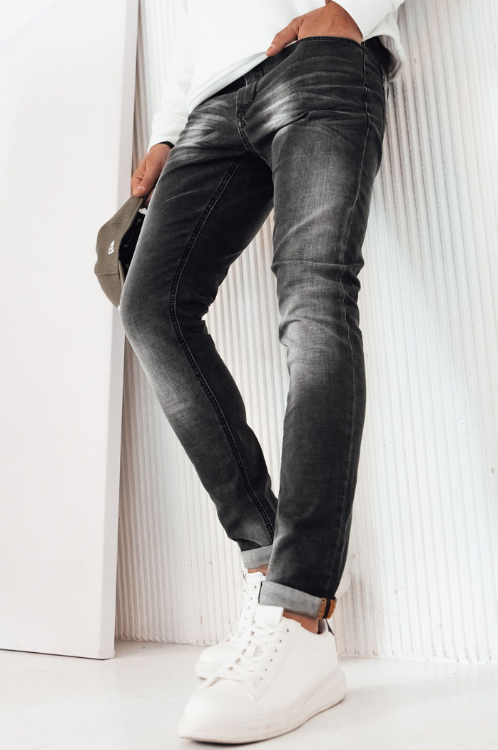 Spodnie męskie jeansowe czarne Dstreet UX4236