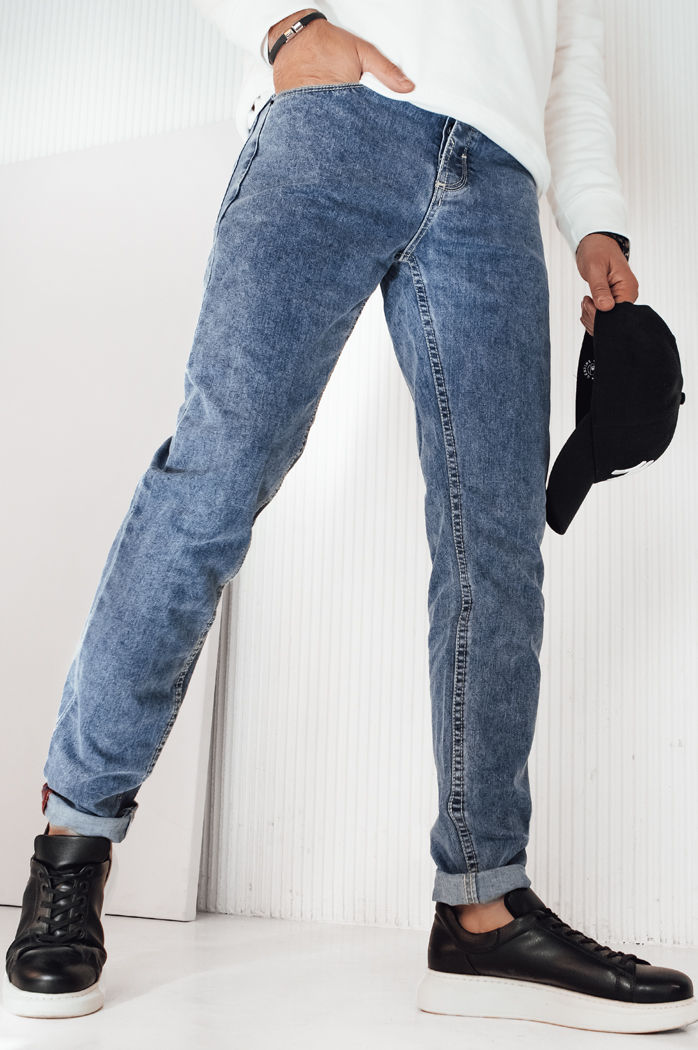 Spodnie męskie jeansowe niebieskie Dstreet UX4238