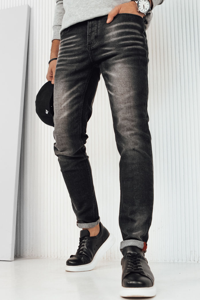 Spodnie męskie jeansowe czarne Dstreet UX4248