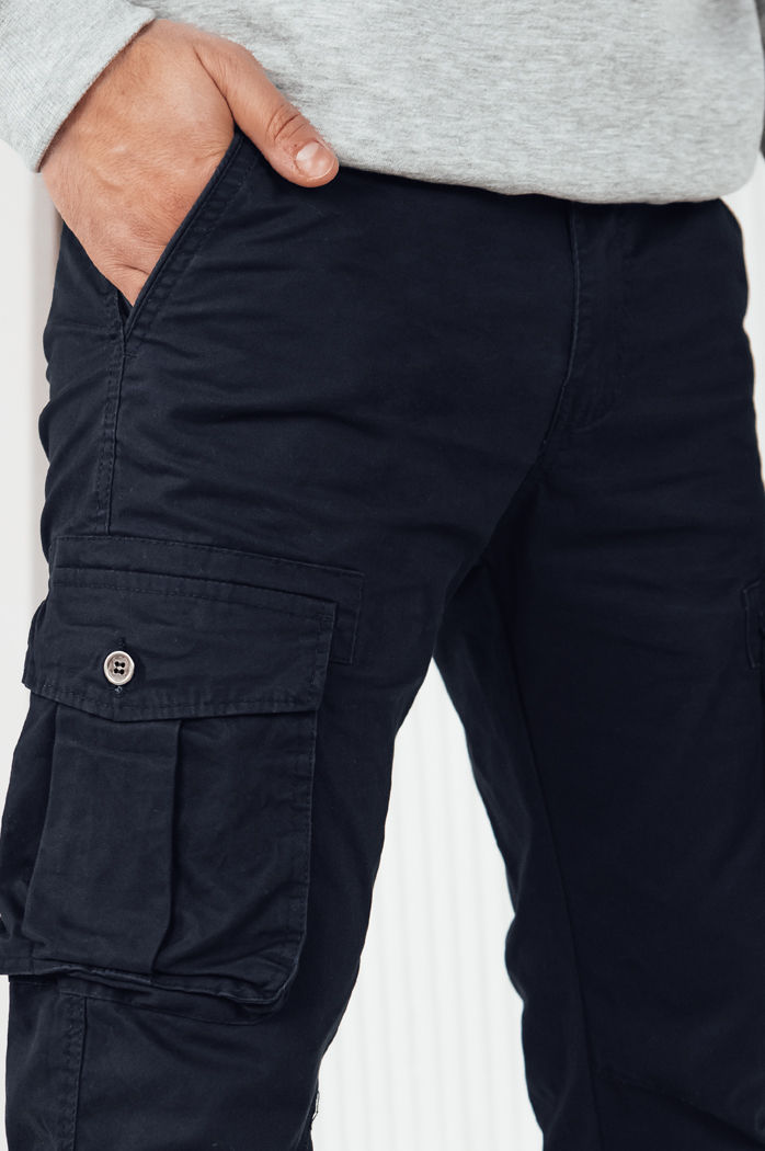 Spodnie męskie bojówki granatowe Dstreet UX4256