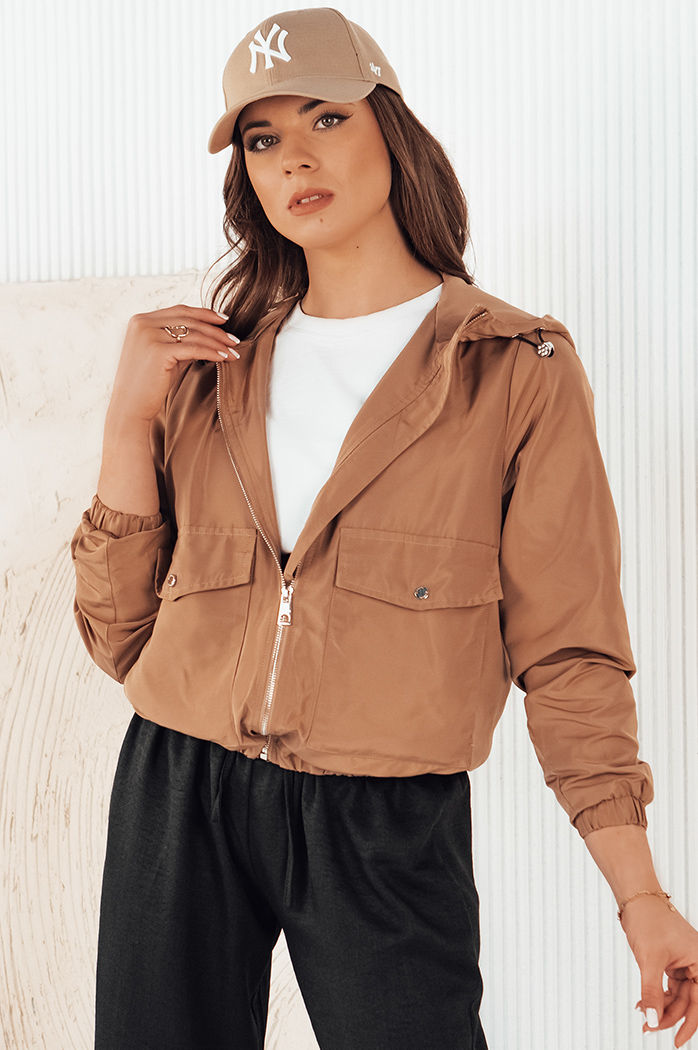 Kurtka przejściowa damska BELIJ kamelowa Dstreet TY4258