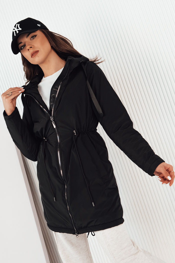 Kurtka przejściowa damska parka VERCHA czarna Dstreet TY4259