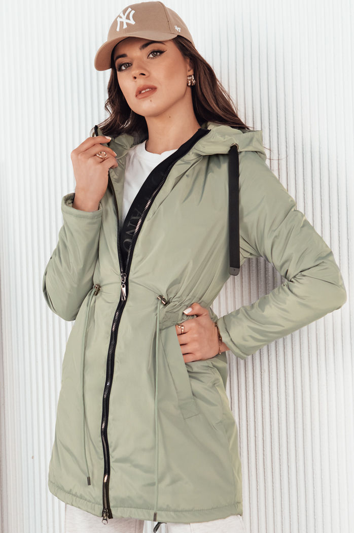 Kurtka przejściowa damska parka VERCHA zielona Dstreet TY4262