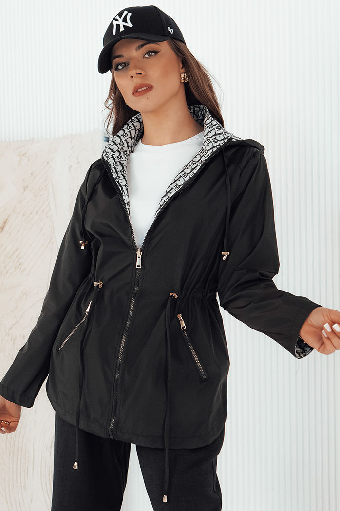 Kurtka parka damska BEGET czarna Dstreet TY4264