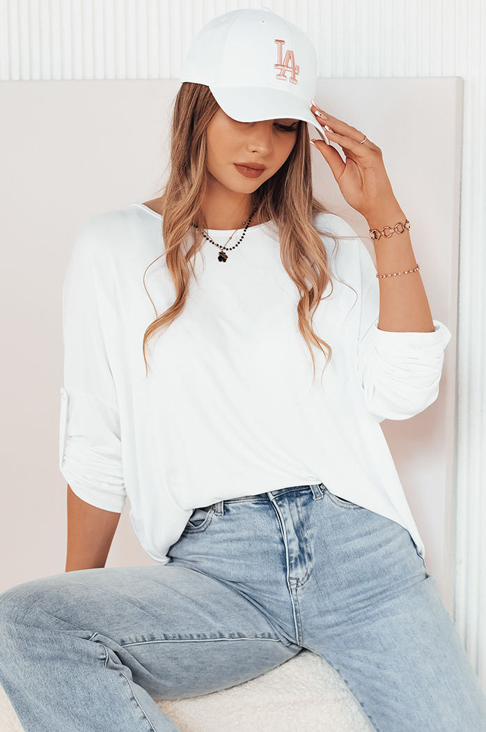 Bluzka damska BAFINA biała Dstreet RY2453